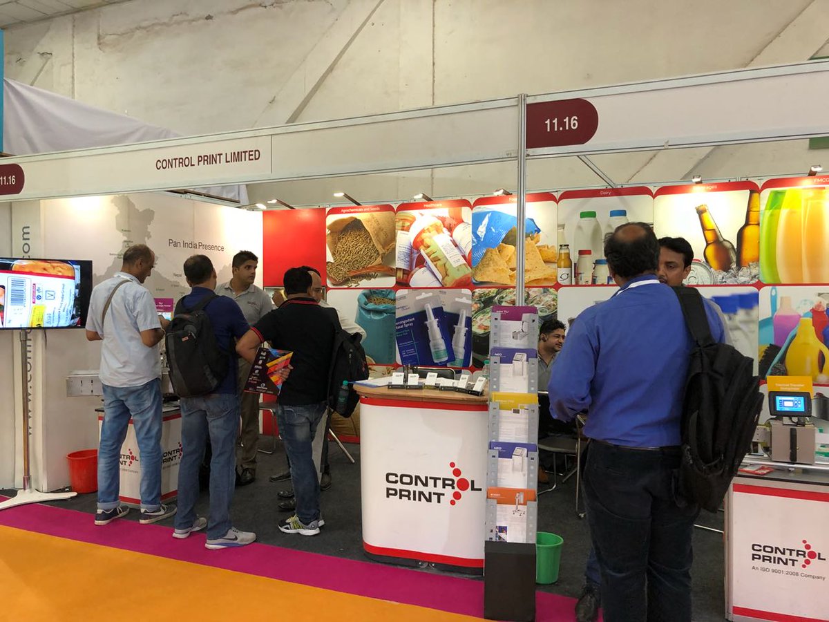 controlprintltd's tweet image. Busy day 2 at #PackPlus2018.....Don’t miss the chance to visit us at Hall No.11, Stall No.11.16, 25th to 28th July 2018, Pragati Maidan, New Delhi.