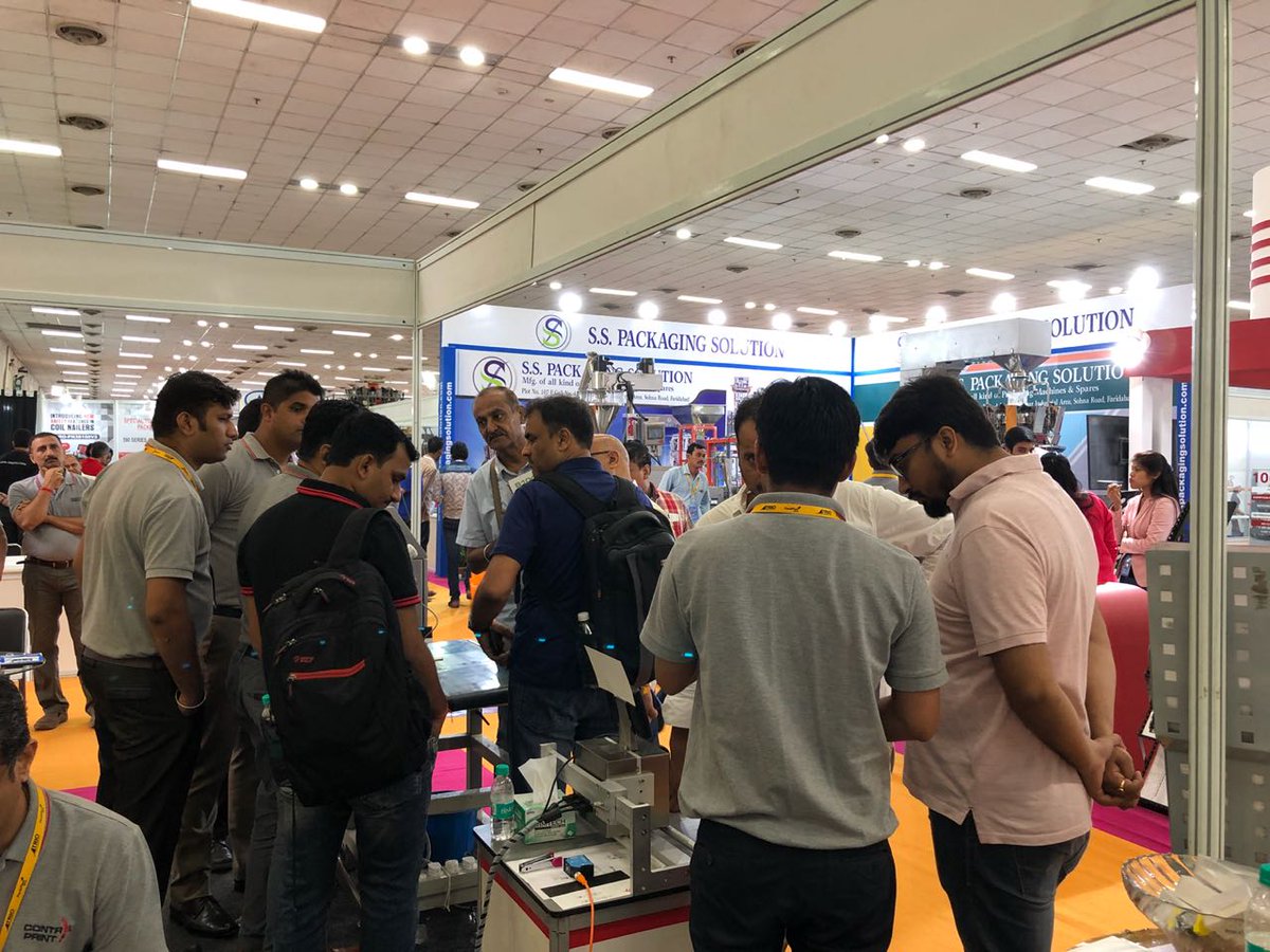 controlprintltd's tweet image. Busy day 2 at #PackPlus2018.....Don’t miss the chance to visit us at Hall No.11, Stall No.11.16, 25th to 28th July 2018, Pragati Maidan, New Delhi.
