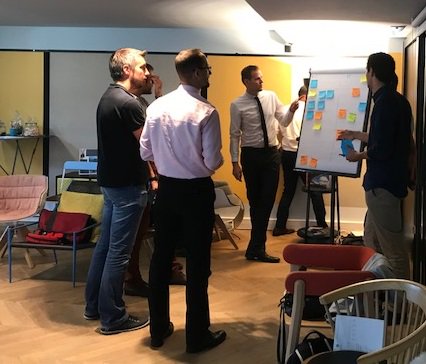 CGI_FR's tweet photo. 🚀Les équipes CGI #YourLab pour le #Transport ont accompagné @GroupeRATP dans sa réflexion autour de sa #TransfoNum lors d'un #DigitalDay. Au programme :
✔️ Le transport public en 2030
✔️ Design thinking et #UX
✔️ Perspectives #IoT et #IA https://t.co/C0bw1Kc4Jp