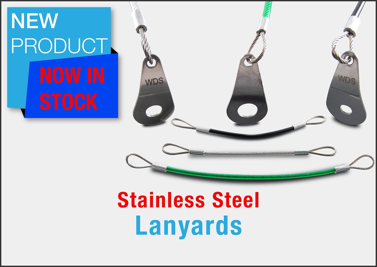 WDSComponents's tweet photo. NEW PRODUCT: #WDS has introduced Stainless Steel Lanyards. Available in a variety of sleeve’s including black, green and clear with a round tab option also provided. Click the link for more information… https://t.co/4pPTtmkZA5 https://t.co/sE93lV7j9b