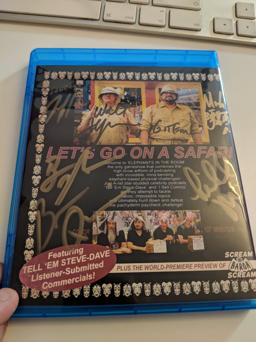 Gazzaro's tweet image. Finally! Big thanks to @merchtable for succeeding where @RoyalMailHelp failed. #ElephantsInTheRoom #TellEmSteveDave #TESD #BaronVonFlanagan