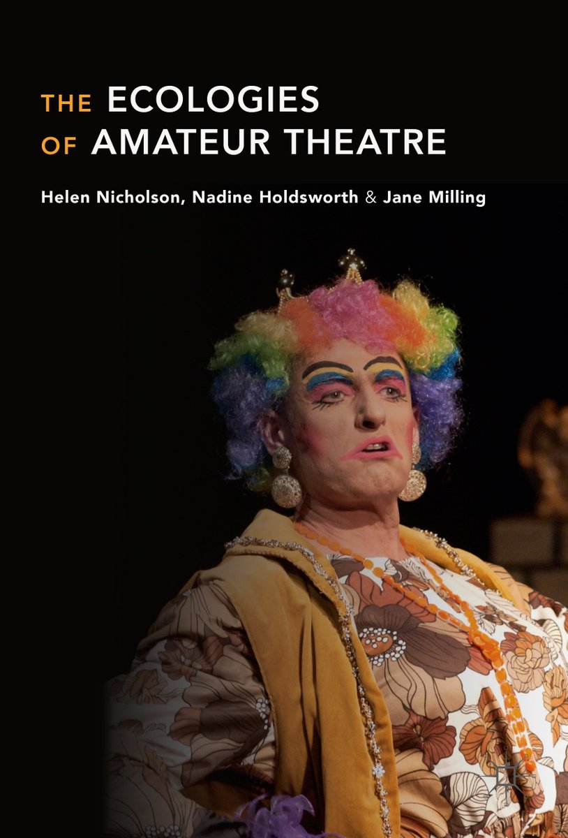 Really looking forward to the publication later this year of <a href="/HelenNicholson2/">Helen Nicholson</a>, Nadine Holdsworth &amp; Jane Milling's co-authored book! The first major study of amateur theatre, offering new perspectives on its place in the cultural and social life of communities. #AmateurTheatre