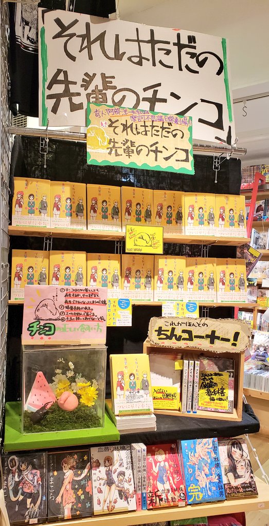 O Xrhsths ヴィレッジヴァンガード新京極店 Sto Twitter 爆誕 チンコーナー大展開中 先日サイン会を開催していただきました阿部洋一先生のコーナーを大々的に展開しております 力作 チンコの庭 も展示中 この夏チンコに会いに来ておくれ O Xrhsths ヴィレッジヴァンガード新京極店 Sto Twitter 爆誕 チンコーナー大展開中 先日サイン会を開催していただきました阿部洋一先生のコーナーを大々的に展開しております 力作 チンコの庭 も展示中 この夏チンコに会いに来ておくれ