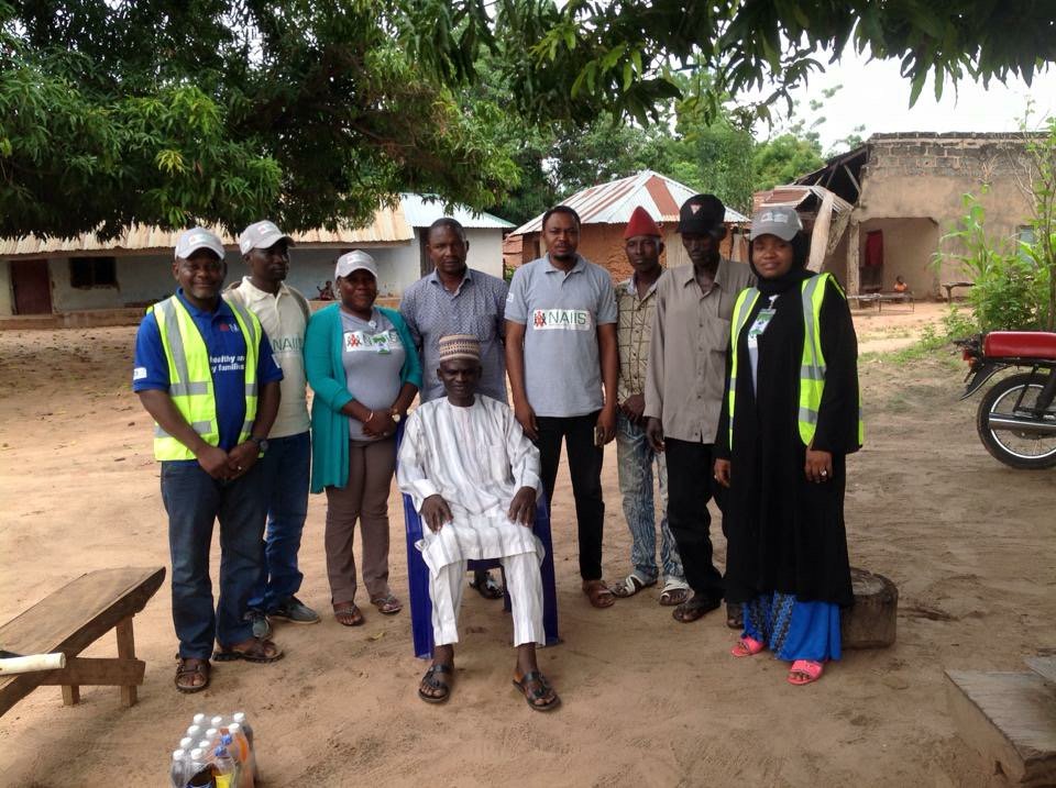 Meeting with the community leader at our EA in Lafia #NAIIS2018 #gettingtozero