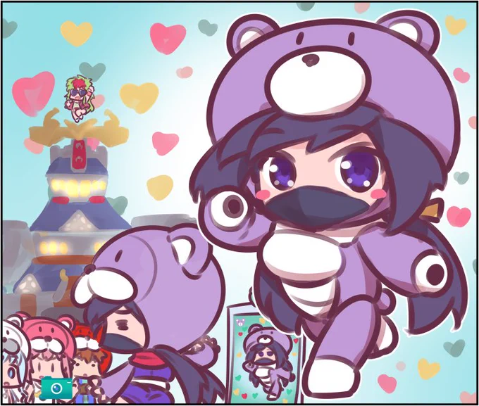 そもそも普段からデフォルメしかかいてない
 #デフォルメ絵を流してデフォルメ民を増やそう 
