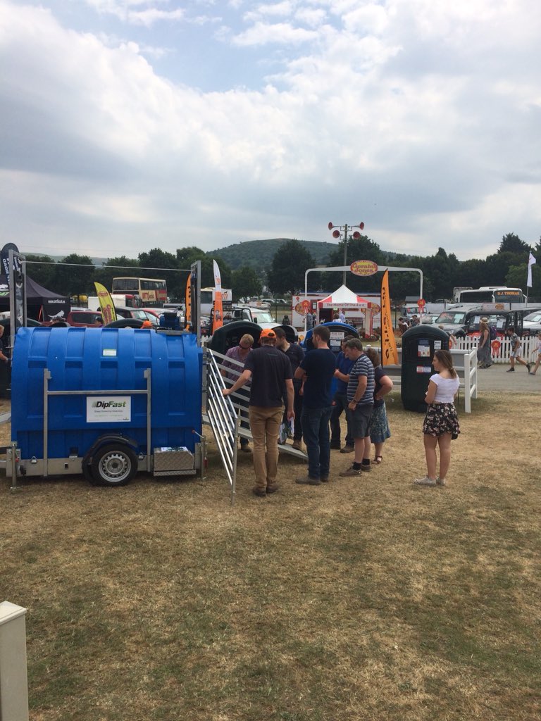 Final Day of <a href="/royalwelshshow/">Royal Welsh Agricultural Society</a> and Colm still working hard demonstrating <a href="/dipfast1/">DipFast</a>. Come down and visit us at O.T.I.S stand who are selling <a href="/HarlequinMFG/">Harlequin MFG</a> tanks.#RoyalWelsh #sheep2018