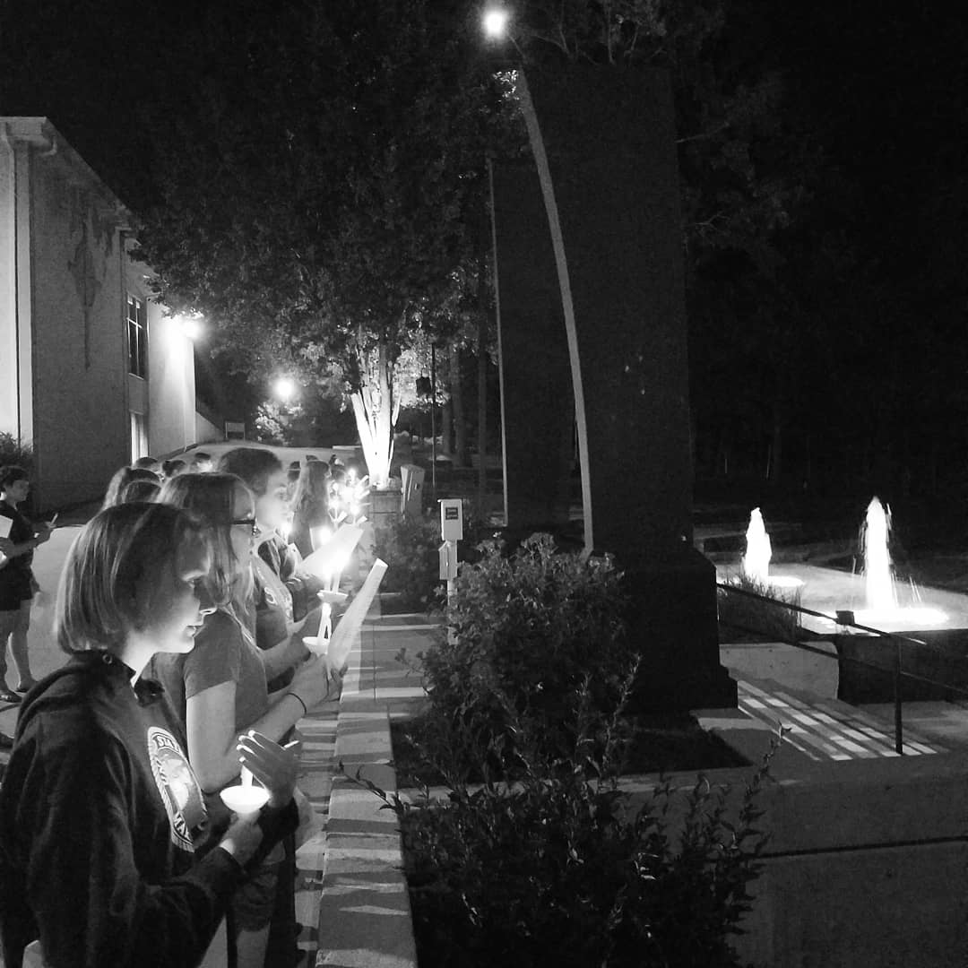 CampSiena's tweet photo. Last night we ended with a beautiful Marian procession. A few hours left together today before we head into the world for more #adventure https://t.co/2efnbIbFYI