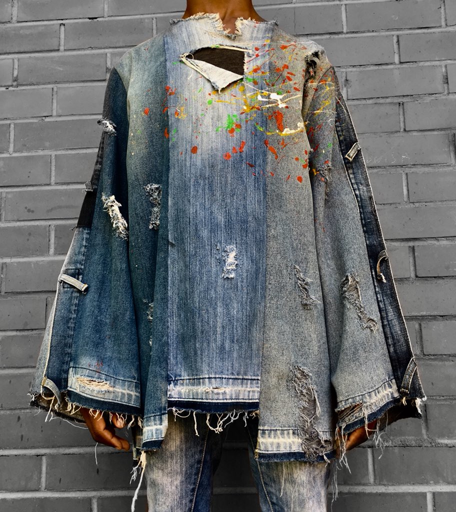 STRTWEARCARTEL's tweet photo. ⛓Custom denim shirt jacket constructed from recycled denim jeans.
Now available in-store.
Brand: LIMEEFFECTS
#LIMEEFFECTS
#StreetwearCartel
#SupportLocal🇿🇦 https://t.co/zYDMa2Typs