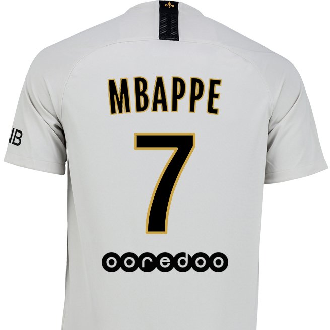 kylian mbappe jersey number