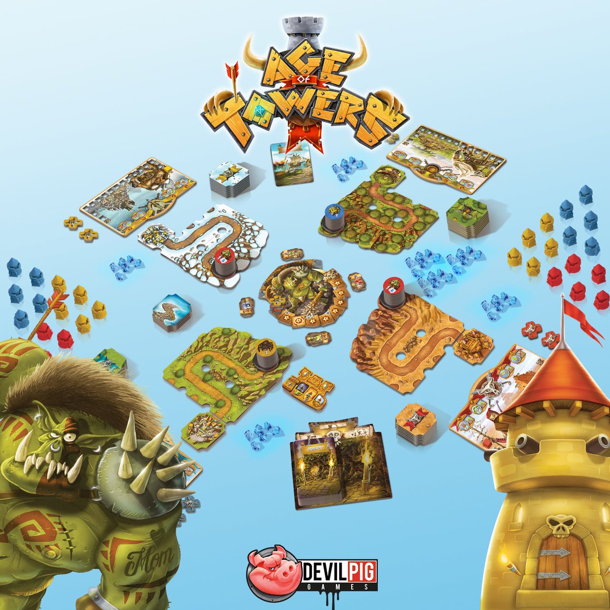 Devil_Pig_Games's tweet photo. AGE OF TOWERS

The first games of Age of Towers have started! 
What is your first opinion about game?

https://t.co/8RnMlKPC0O

#AgeofTowers #DevilPig #boardgames #j2s https://t.co/gjIFNV67Xh