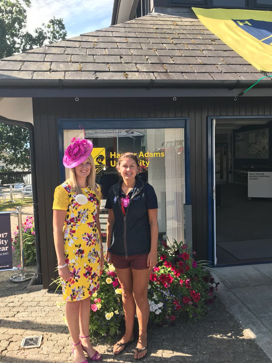 HarperAdamsUni's tweet photo. Harper Adams University’s @nicdav with the 2018 RWAS Lady Ambassador Cathrin Roberts showing her our activities and displays at this year’s royalwelshshow. #rws2018 https://t.co/NBj9lQaJlN