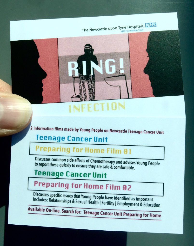 AnimateCity's tweet image. Excited to be presenting to the @NewcastleHosps Trust Board &amp;amp; @JackieDanielNHS CEO. Presenting ‘Preparing for Home’ project: 2 Info films for Teen Cancer patients - made with Young People from Newcastle Teenage Cancer Unit.
01: m.youtube.com/watch?v=FfeVco…
02: m.youtube.com/watch?v=D4uGfL…