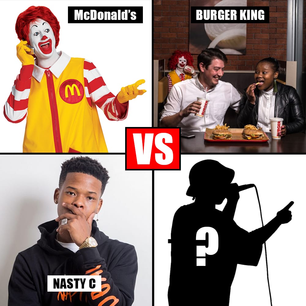 slikouron's tweet photo. Which rapper should represent @BurgerKingZA and battle @Nasty_CSA?

Also, which meal should be up for grabs? https://t.co/E7NCyVaGAc