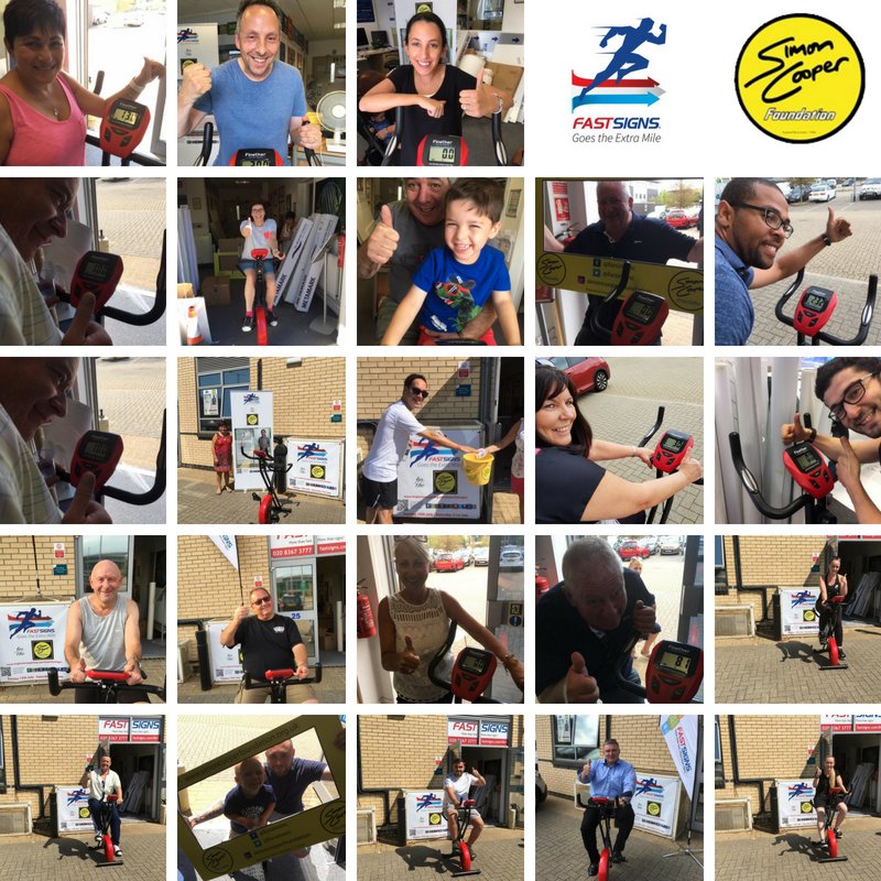 They say it takes a village... and that's exactly what @Fastsigns861 gathered in Week 11 of #FASTSIGNSGTEM, delivering 210 miles to our total and raising funds for the @forsimonc & #cysticfibrosis #cancerresearch and other #lifelimitingillness.