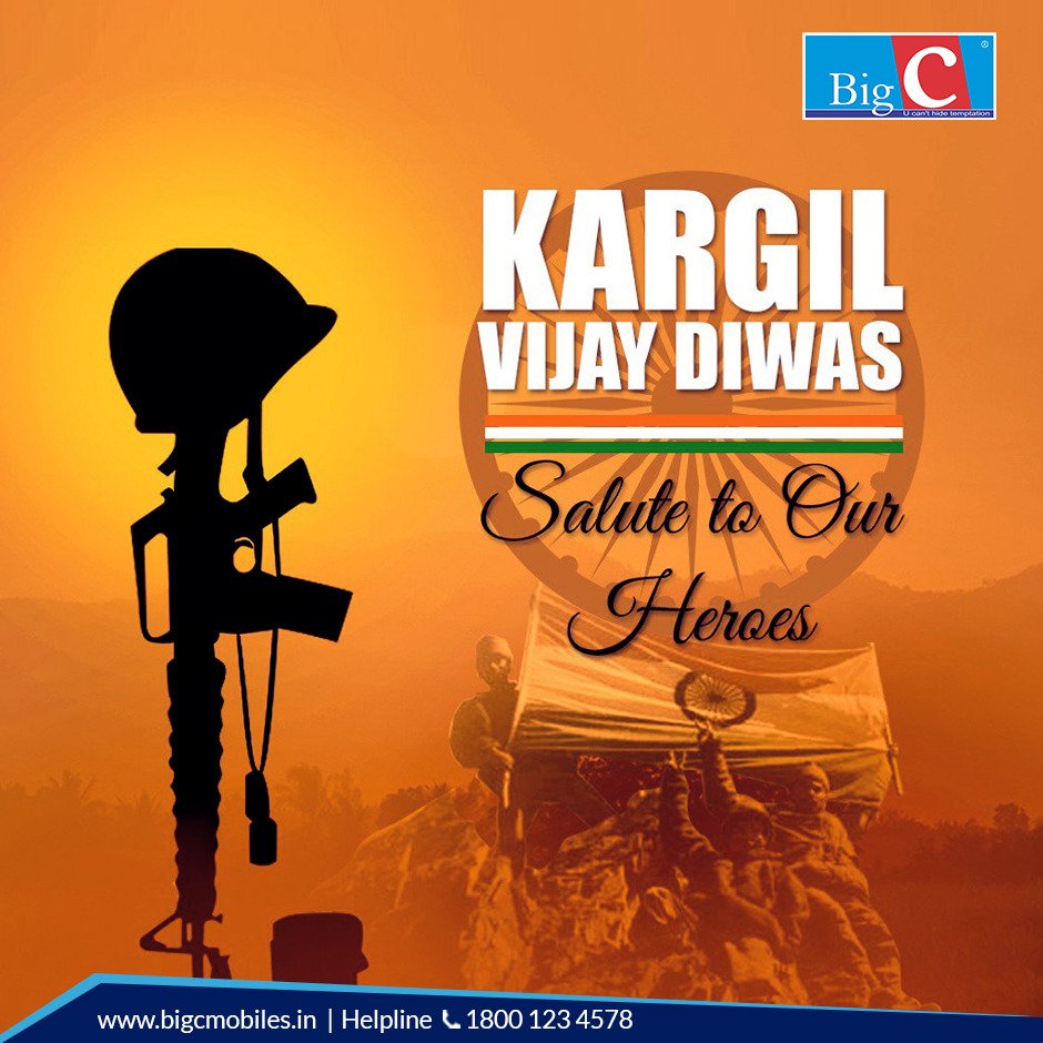 BigCMobilesIND's tweet photo. "We don't know them all.. But, we owe them all"  
On #KargilVijayDiwas , remembering the 527 Indian Soldiers who attained martyrdom fighting for our motherland..!
#JaiJawan #IndianArmy #VijayDiwas #BigCMobiles https://t.co/NEW7wD0r7d