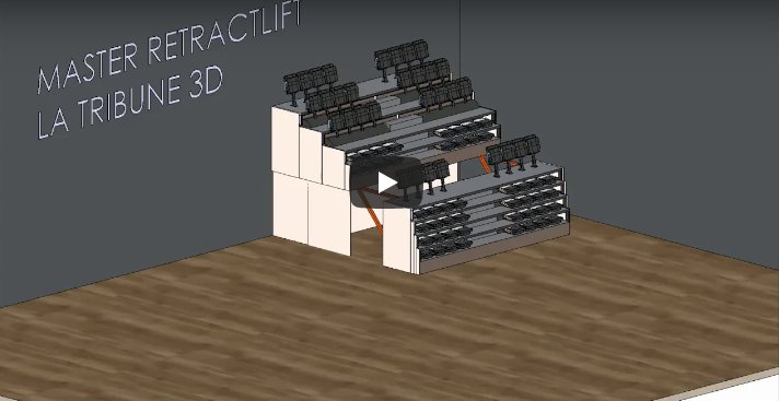 MasterTribune's tweet image. Did you know that a telescopic seating system can be both horizontally and vertically retractable? The proof with this short video of the Retractlift System by Master Industrie. youtube.com/watch?v=6fl0x3… #retractacle #telescopic #seatingsystem #innovation