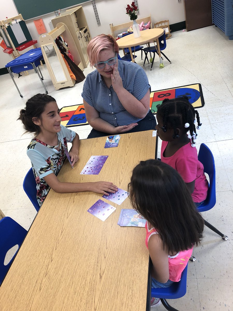 HeyItsPreK's tweet photo. Playing a game of War to work on “More or Less” for our Family Engagement! #PreK #kindergarten #pathway2k #p2k #wsfcs #wsfcsearlylearning https://t.co/xnnbhZdr4w