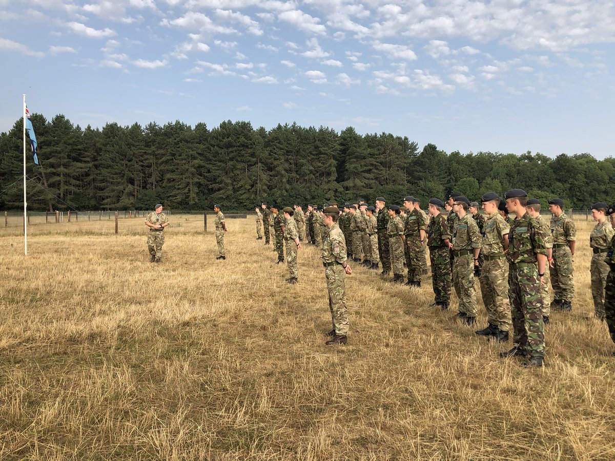 The Course Commander of Course 120 of the <a href="/aircadets/">RAF Air Cadets</a> #ACLC addresses the Course during Phase 3.