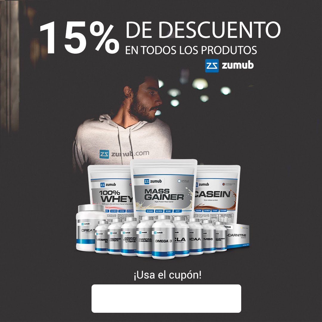 JoseAnto210511P's tweet photo. https://t.co/X3mSAHiBT6
• 20% de comisión para ti + 15% de descuento para tus seguidores
GRANDES DESCUENTOS.
#Zumub, #Activlab, #Firm Foods
https://t.co/9juZ73BsnZ https://t.co/uJhSGeaGu3