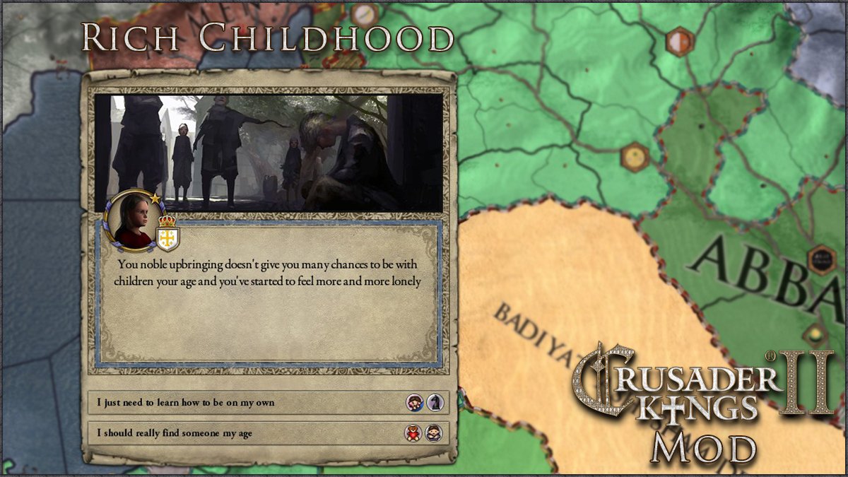 CrusaderKings on Twitter "CK2Mod Playing a child in CK2 can get dull from time to time