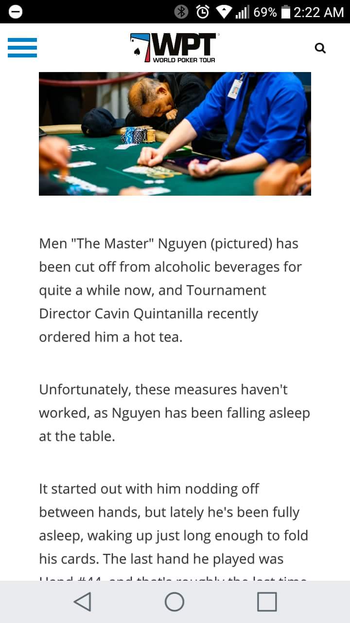 MEN NGUYEN "Men Master" World Series of Poker WSOP Signed Autographed POKER CHIP 