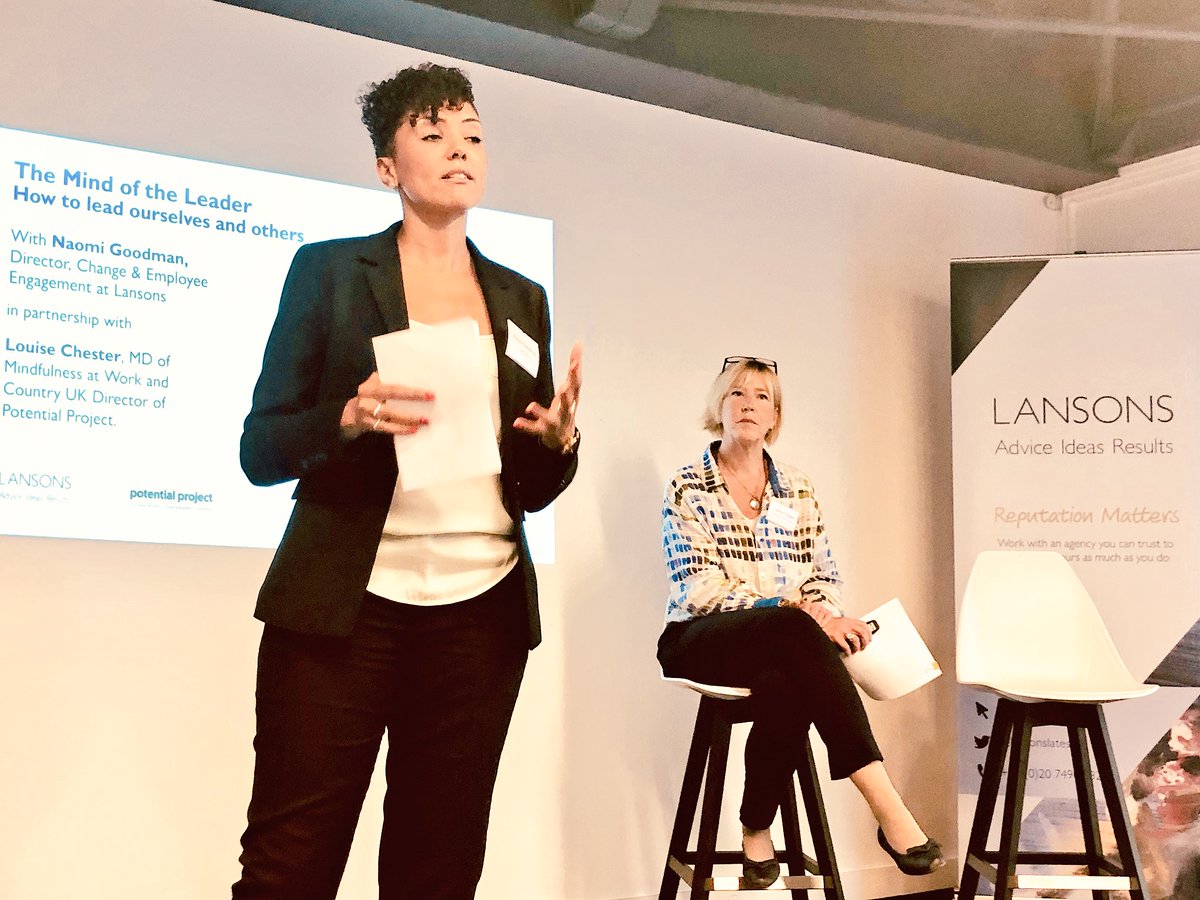 ClareParsons_'s tweet image. Brilliant exchange on #MindoftheLeader this morning led by Louise Chester #PotentialProject + #change expert Naomi Goodman @LansonsLatest ,exploring #compassionateleadership #mindfullness + #purpose