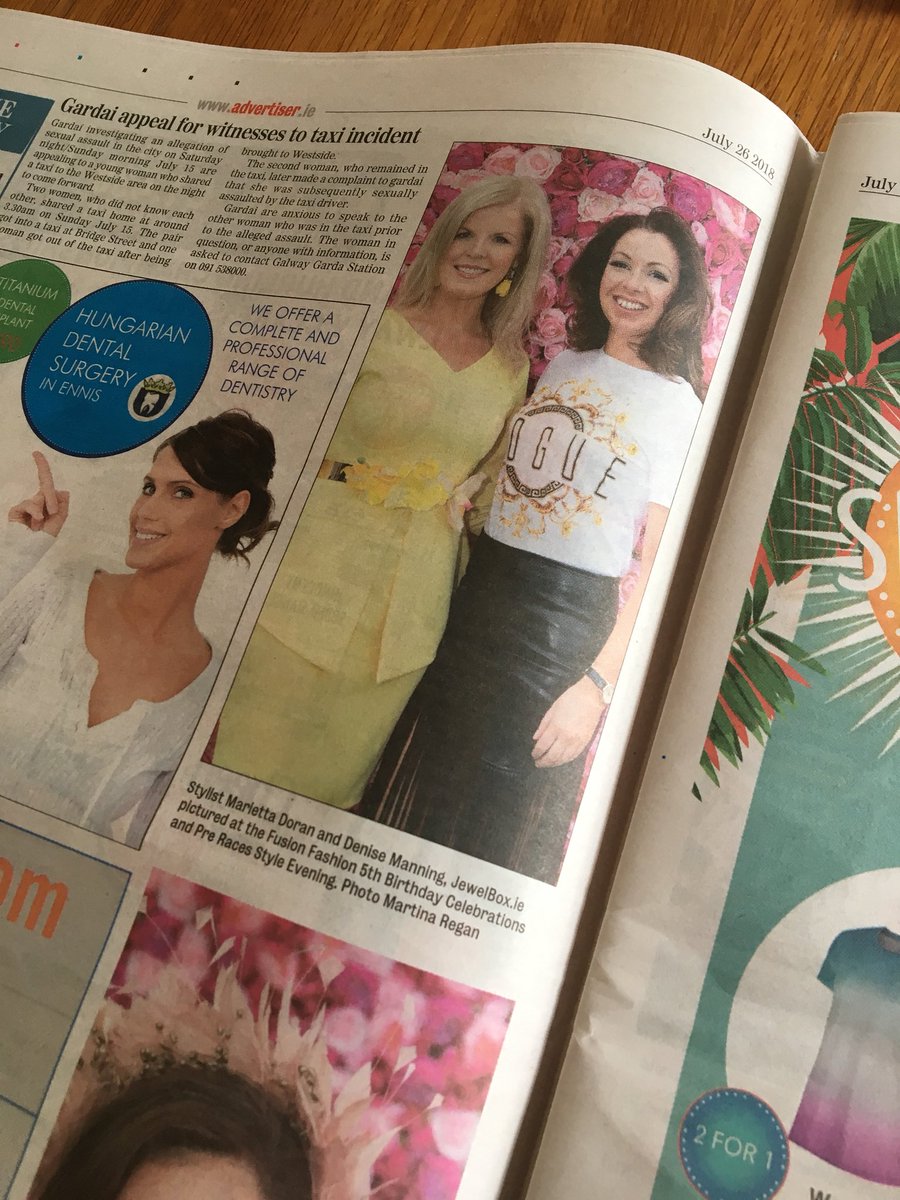 Edillonleetch's tweet photo. Looking fab @MariettaDoran in todayβs @galwayad ! #racestyle ππ #GalwayRaces https://t.co/ZsJ1SRQvE1