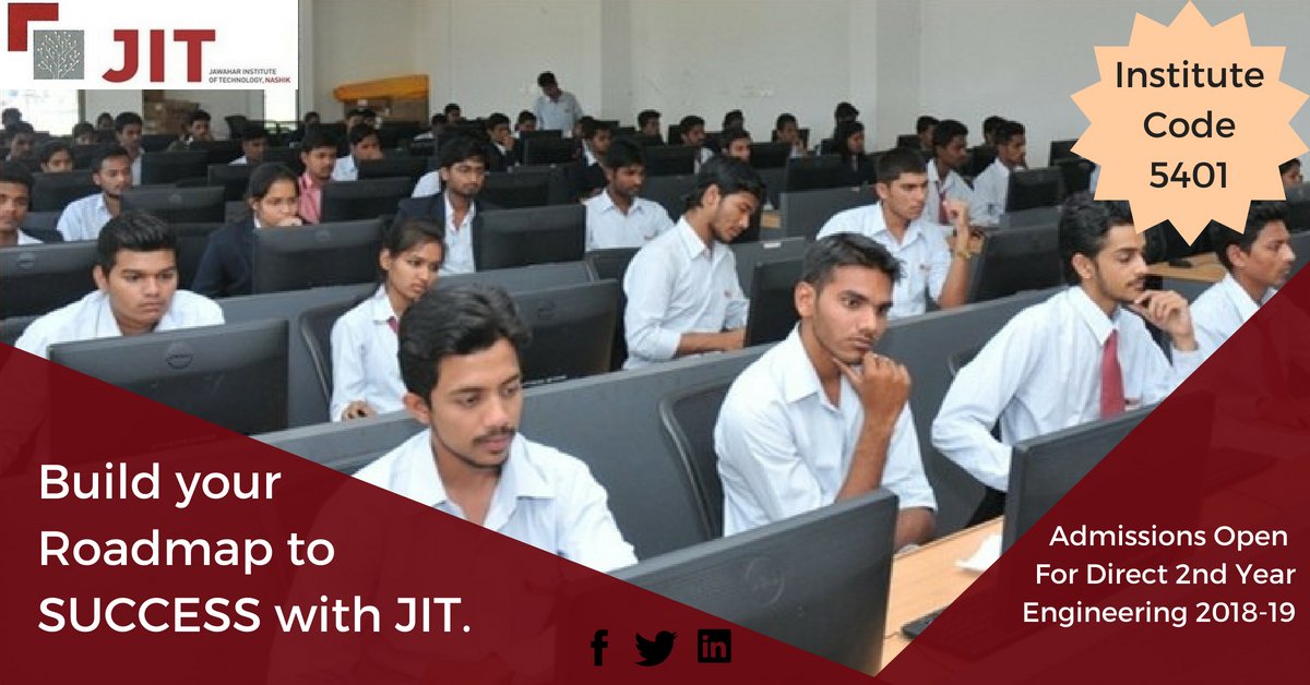jitinstitute's tweet photo. Choosing the right #college for you is an important life decision. Prefer #JIT for overall development while applying to colleges.
Institute Code : 5401
Admissions Open For Direct Second Year Of #Engineering 2018
To Know More 👉 https://t.co/pRtB2zfEKD https://t.co/H0iFAdQtbU