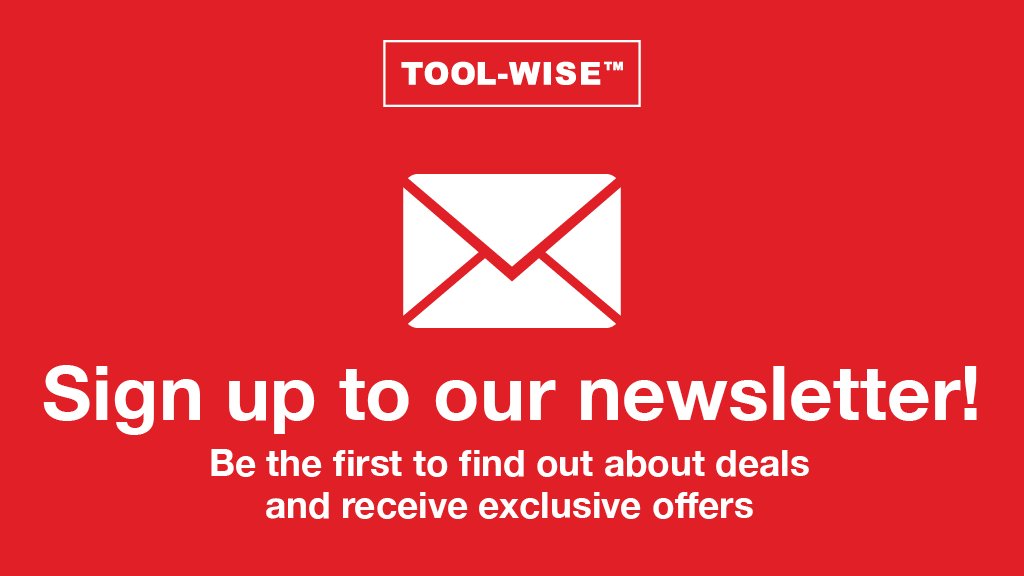 ToolWiseWebsite's tweet photo. If you sign up to our #Newsletter you will be the first to find out about our deals and will receive exclusive offers. What are you waiting for, sign up today. #DIY #Tools https://t.co/uX2uEGWScQ https://t.co/TkeoyISv3w