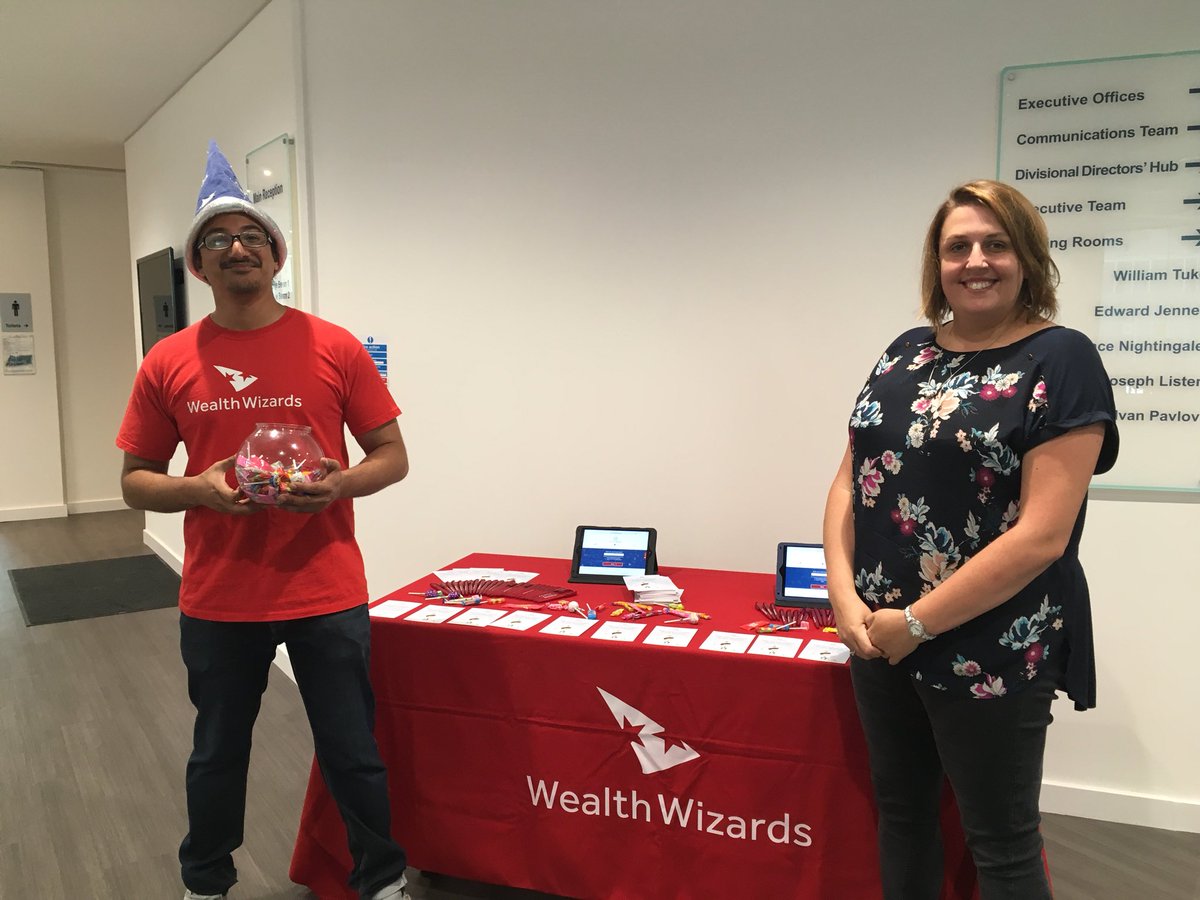 CNWLPeople's tweet photo. Thanks to @wealthwizards @HelenEast83 for coming to tell us about #moneywizard - an online tool to help us with managing our finances. Thanks too for the chance for our staff to win a FitBit Charge 2 😍#wellbeing #health @CNWLNHS https://t.co/wu5PDVM5zk