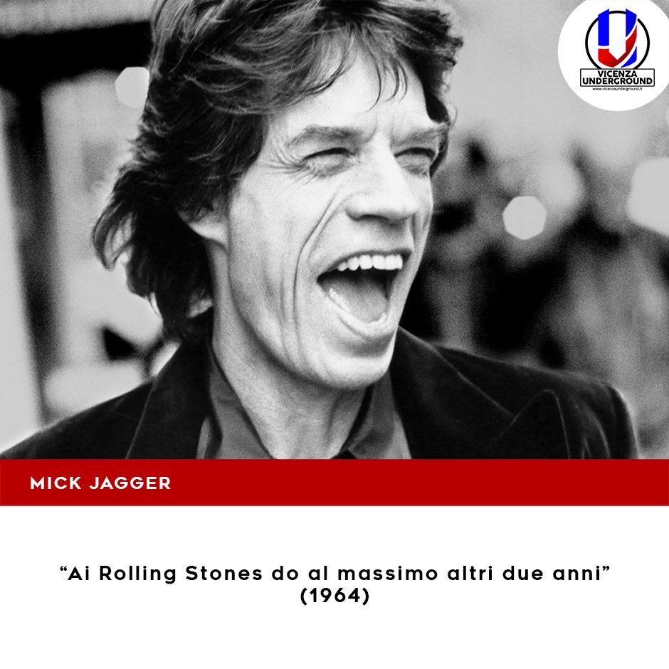 ViUnd's tweet photo. #VicenzaUnderground #AccaddeOggi Auguri a #MickJagger! https://t.co/EALqygtpZV