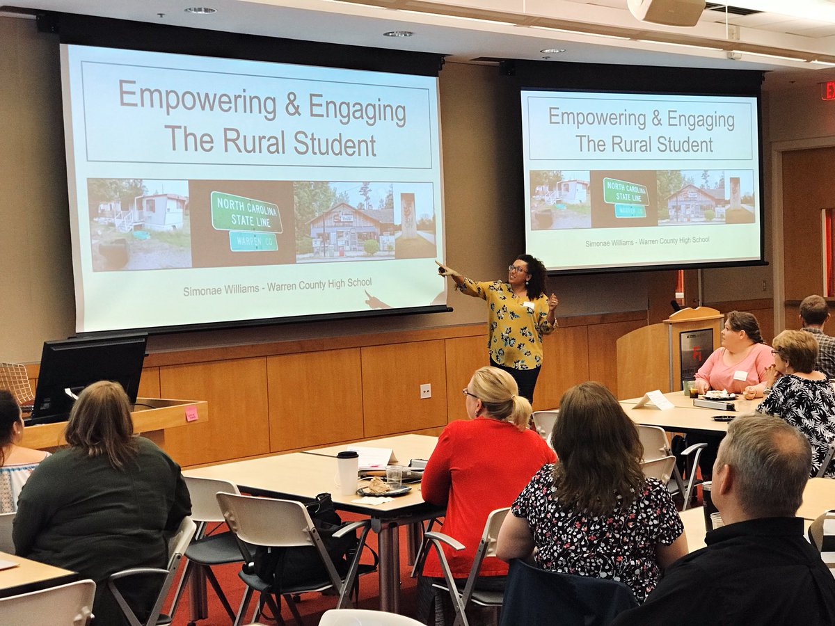 “There are no bad students. There are some bad teachers, but you don’t have to be one...”
#ncsubti #lightningtalks