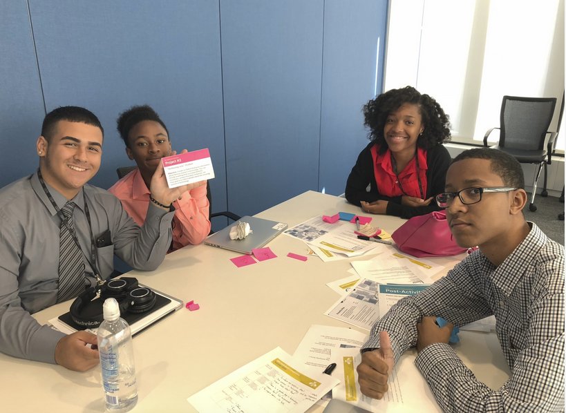 lindademmler's tweet photo. Summer 2018 #PTech interns creating #NewWays2Work for #IBMAssetRecovery #IBMCertifiedPreOwned @IBMFinancing #PTechProud #GARSPTechInterns @PathwaysInTech https://t.co/KWMnVb1Bu5