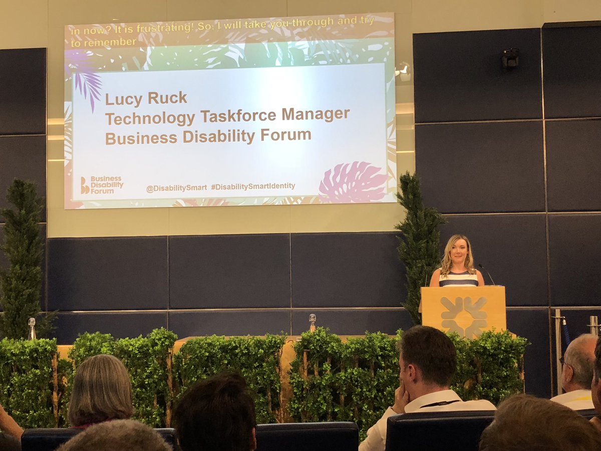 microlinkpc's tweet photo. @LucyRuck (Technology Taskforce Manager at Business Disability Forum @disabilitysmart) Lost her leg as she was hit by a train when she was 17. Never met a #disabled person before in her life & became disabled overnight.
#disabilitysmartidentity https://t.co/uMQC4oVi7w