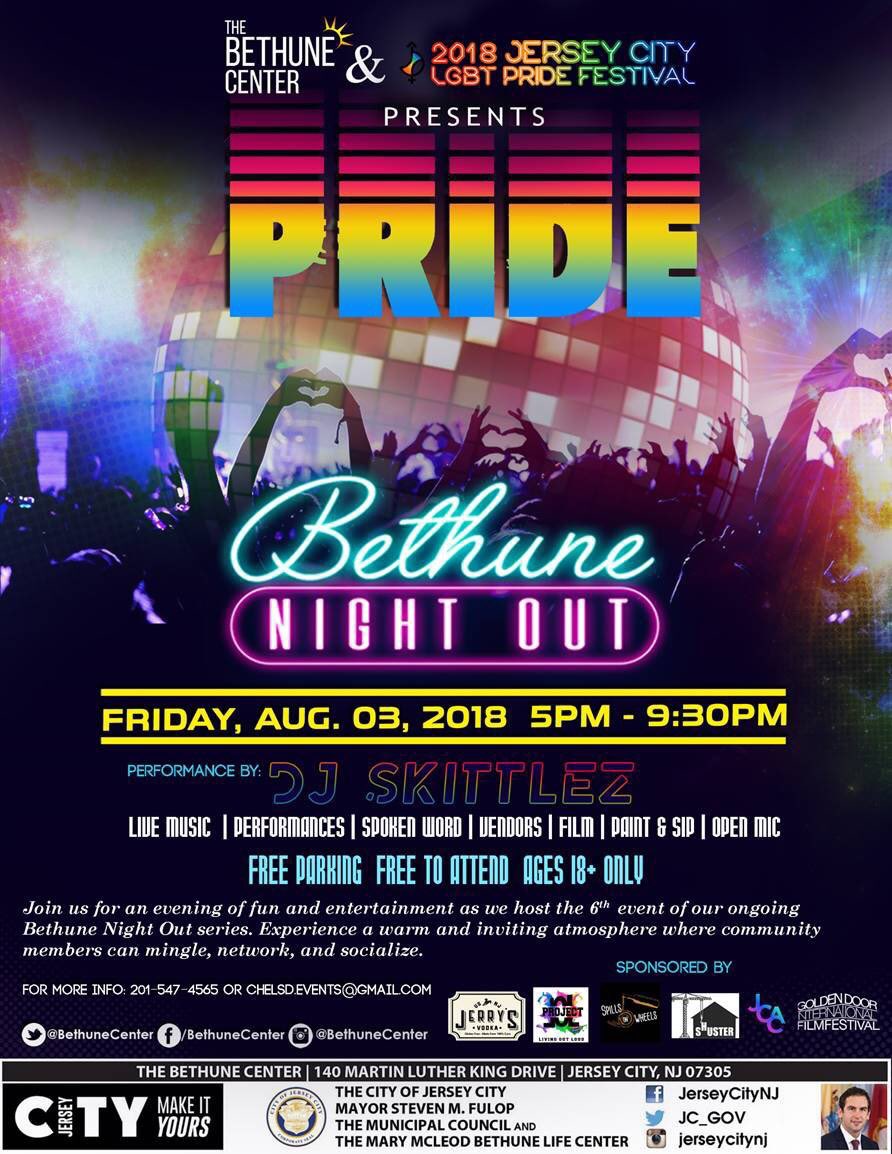 Get ready to hear sick beats by DJ Skittlez next Friday, Aug. 3rd, starting @ 5pm during #BethuneNightOut PRIDE! 🏳️‍🌈🎤🎶 Ages 18+