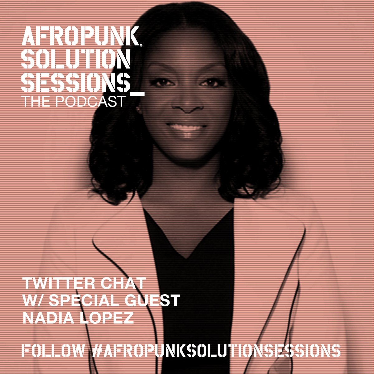 In just a few minutes we will be discussing black youth and the education system with <a href="/TheLopezEffect/">Dr. Nadia Lopez</a>! Tune in and ask questions at #AFROPUNKSOLUTIONSESSIONS