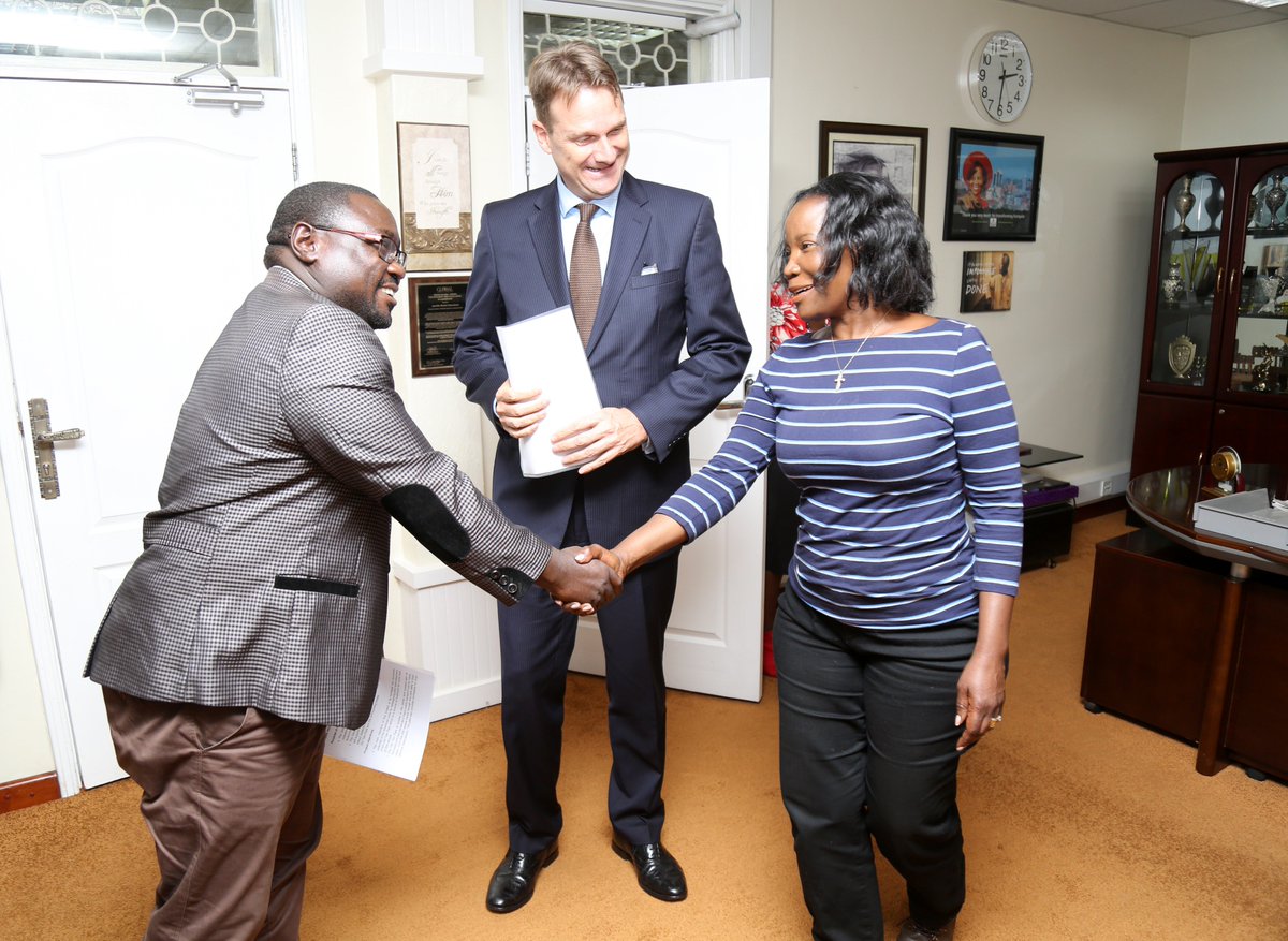 JenniferMusisi's tweet photo. Today we are very pleased to register another great partnership with the Government of the Netherlands to support @KCCAUG with a grant worth UGX 4.3 billion to redevelop Old Tax park. This mega project will increase the economic potential of the downtown area. #PartnerWithKCCA https://t.co/5a3GjHVbL7
