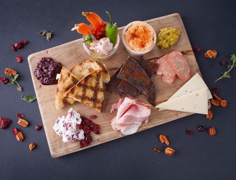 We think food tastes better when it’s local and made with lots of love. Exhibit A, our Local Board. ❤️ #whiskeycakeokc #wcokc
