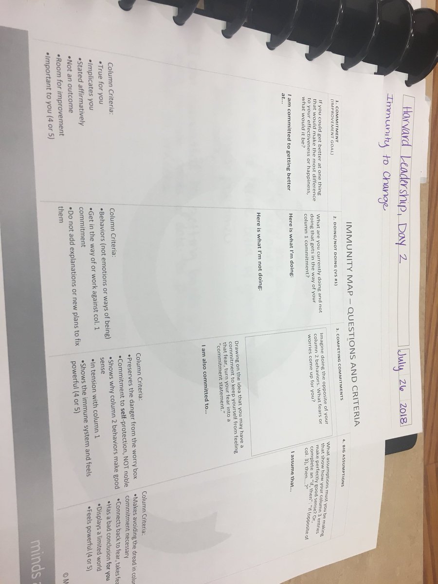 sarahpedrotti's tweet photo. Love this Immunity Map- moving from just list commitments to Chang to really getting into how to make those commitments a reality. #TransformationWaco https://t.co/eahqTHYwsB