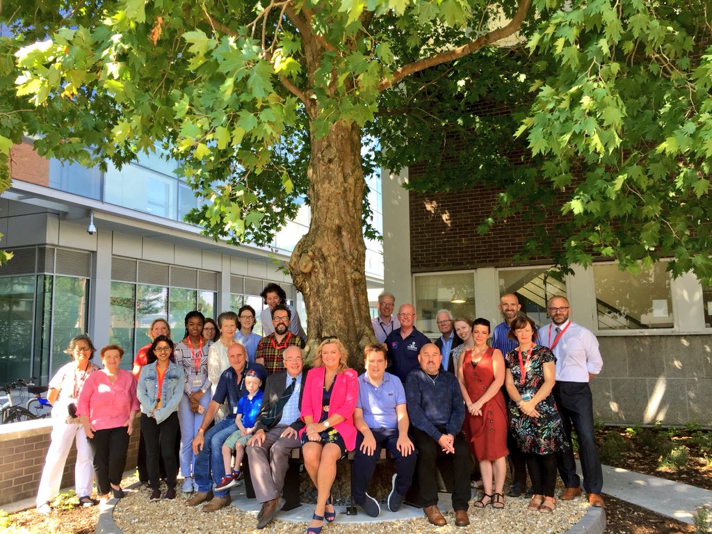 JoAnne_Dobson's tweet photo. 1/5 We were back at the #ErskineHouseTree today to honour its links with #OrganDonation & the dedicated teamwork of @QUBelfast @BelfastTrust & the charities which made it the Northern Ireland @WoodlandTrust #TreeOfTheYear #LoveQUBTree 🌳 https://t.co/MMffrMrt31