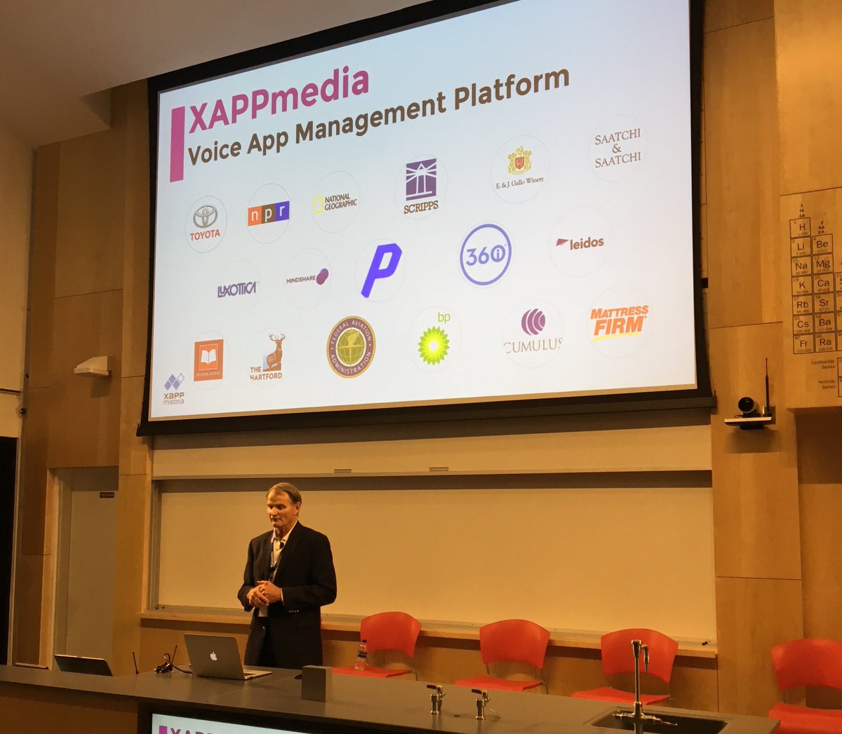 XAPPmedia's tweet photo. Great #VoiceSummitAI Q&amp;A after Pat Higbie's (@XAPPmedia) presentation on learnings from launching and managing 1k voice apps on Alexa and Google Assistant. https://t.co/R8yLAcmwpg