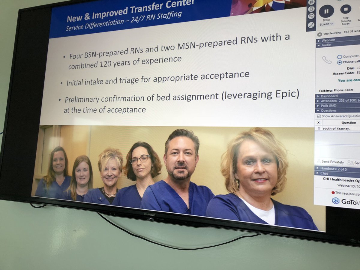 LindaKayChase's tweet photo. 212 degrees of effort has created energy and steam for a successful transfer center.  #dedicatedtopatients #systemness #talentedteam @CHIhealth #1000calls #results https://t.co/LNToLvVlbM