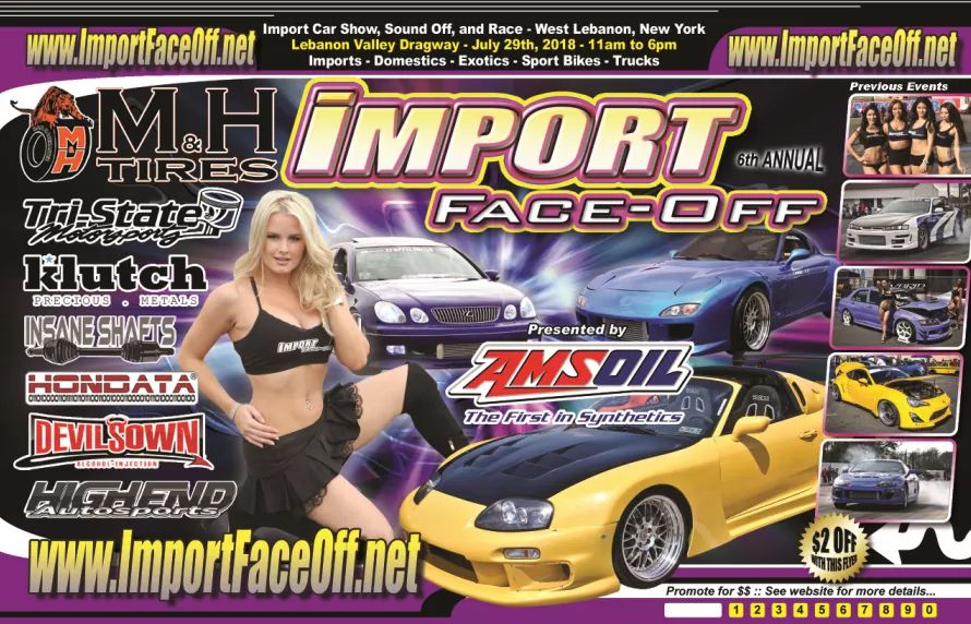 UNIKDRAGPhotos's tweet photo. Import Faceoff this Sunday July 29 at Lebanon Valley Dragway, NY!! Drag Racing, Car Show, 2step, Burnout & Stereo Comp, Vendors, Models & more!! Don't missed!! Be Ready Be there! #events18 #importfaceoff #lebanonvalleydragway #newyork #dragracing #autoshow https://t.co/kycxUf4GRj