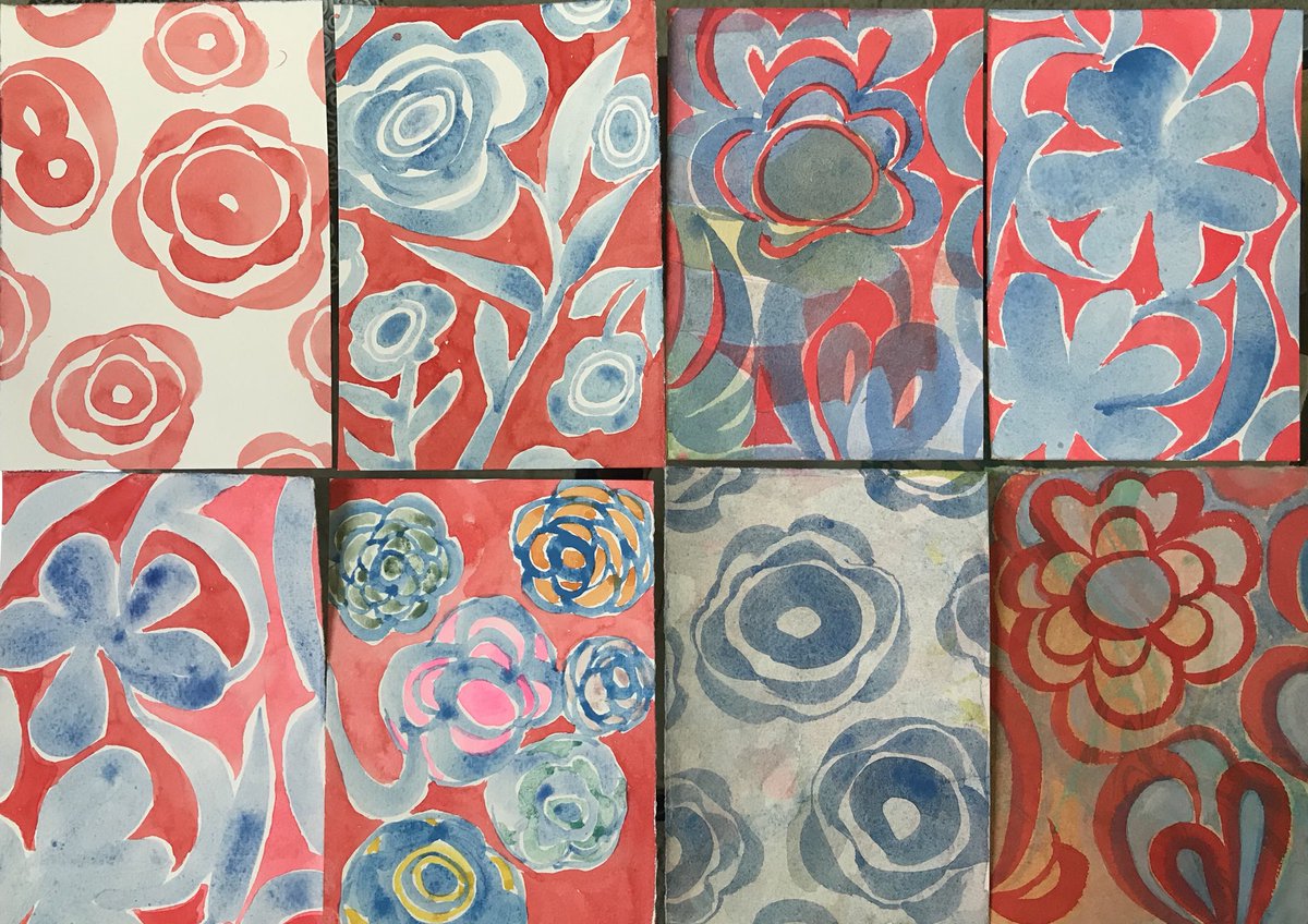 Chromabunny's tweet image. Yesterday was a good day working on Postcards for Voters. It helped me think about my Color &amp;amp; Design class I teach in the Fall. 

#PostcardsToVoters #coloranddesign