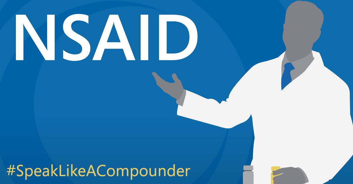 RT <a href="/pccarx/">PCCA</a>: Non-steroidal anti-inflammatory drug (NSAID): (n.) a medication commonly used for inflammation, minor aches and pains, and fever; traditional NSAIDs include aspirin, ibuprofen and naproxen

#NationalMigraineAndHeadacheAwarenessMonth #CompoundingPharmacy