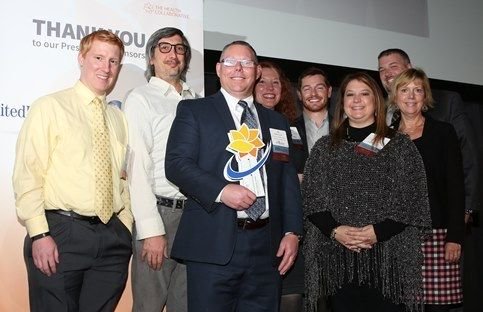 HealthBridgeHIO's tweet photo. When data &amp; tech are leveraged to improve health &amp; save lives, our community is stronger &amp; we are #INSPIRED! Nominations accepted for #InspireHealthcare #Informatics Solutions Award thru August 17 - submit at https://t.co/K5Ba9CrIAM. 2017 winners @CincyChildrens Newborn Hospital https://t.co/Kwb8GuVZfO