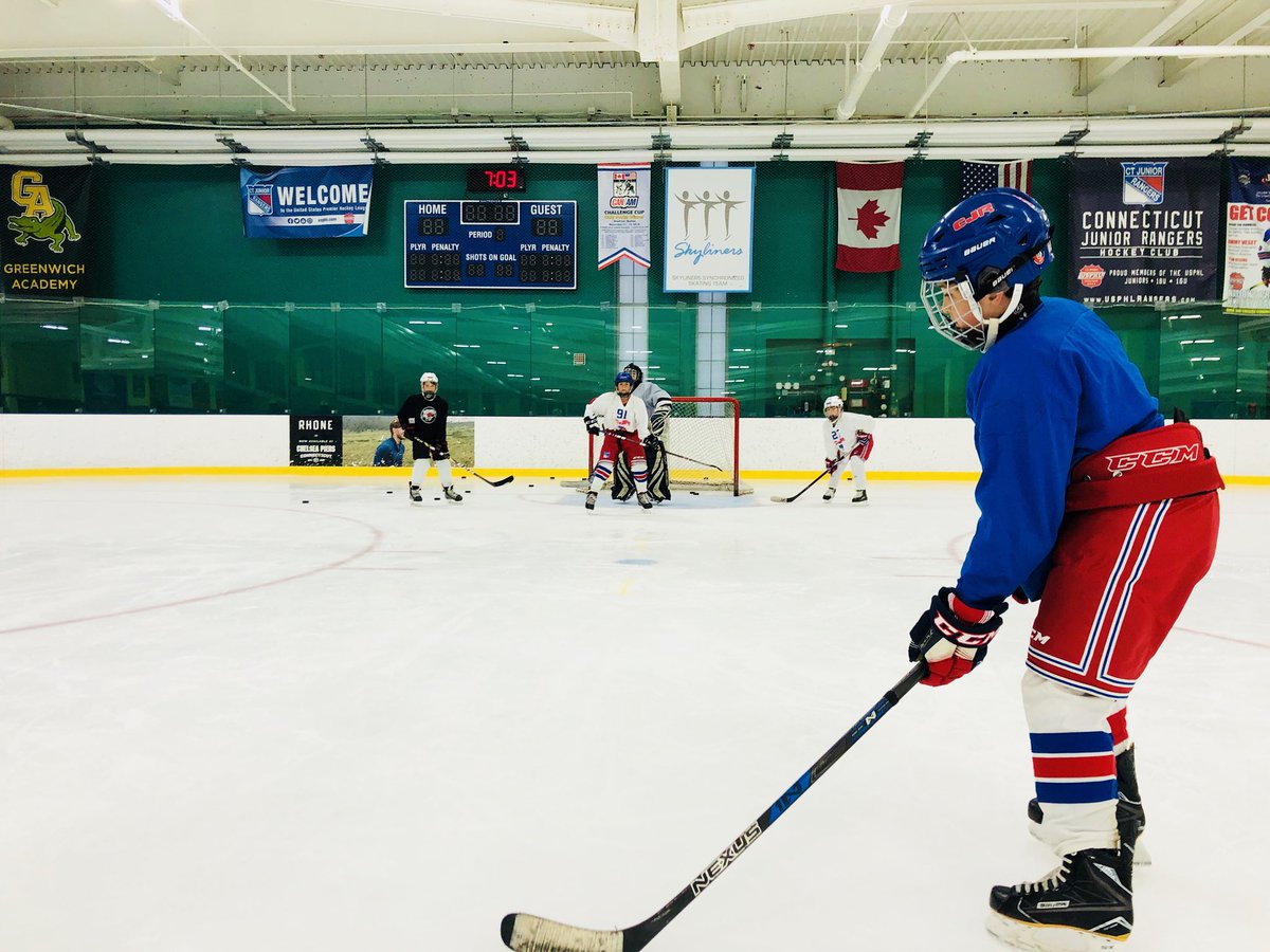 CJRHockey's tweet photo. 2 days into a sold out #SniperCamp and the “complaints” are rolling in... #sorehands #sorewrists - that’s good! New techniques and muscles being used, 100s of pucks shot each day. Learning to shoot & score is HARD WORK and KNOWLEDGE not something you are born with #repetition https://t.co/imtuwL8EMk