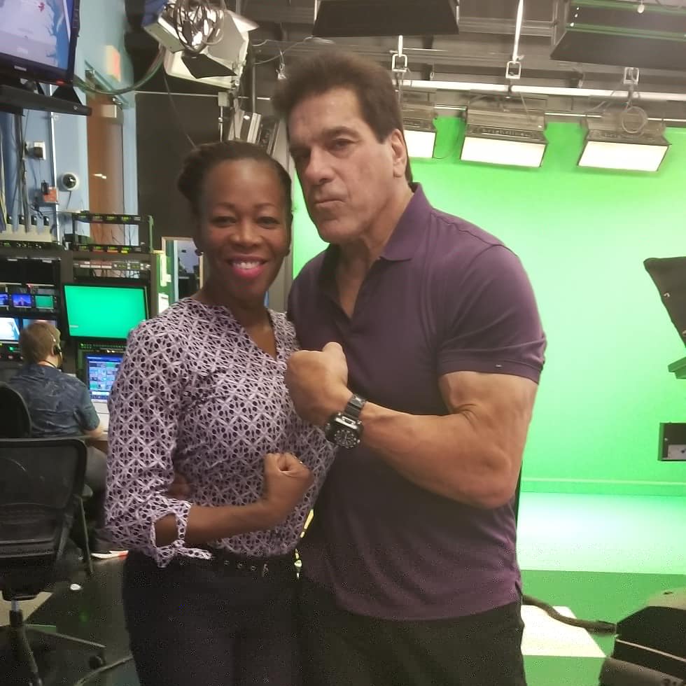 chicproducer's tweet photo. Day Made! I just met @theofficiallouferrigno ! Yes, The Incredible Hulk is in the building.
This is huge for me because my dad watched "The Incredible Hulk" with us every week when we were children! I feel the urge to go pump some iron now.
#GetFitWithMi22
#TheIncredibleHulk https://t.co/NYD7gl3k6O