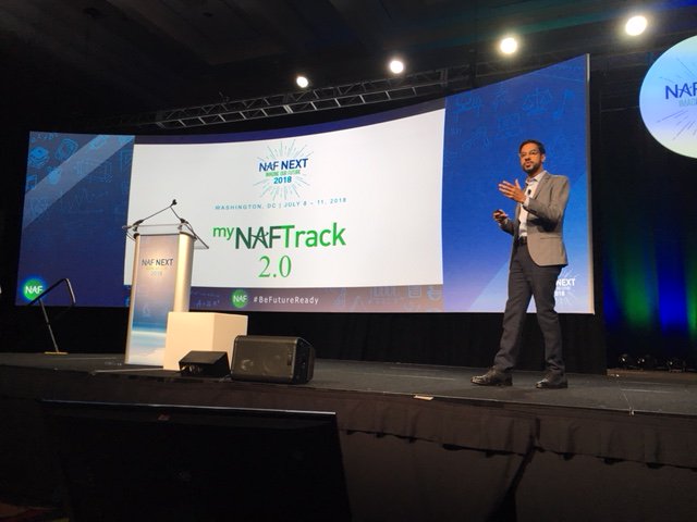 HR_Strategies_'s tweet photo. TBT to Earlier this month when we attended #NAFNext2018 in Washington DC #BeFutureReady "Teach to the heart and the mind will follow."
NAF Next is a dynamic professional development conference that brings together education, business, and community leaders https://t.co/IXuxAlDLwG