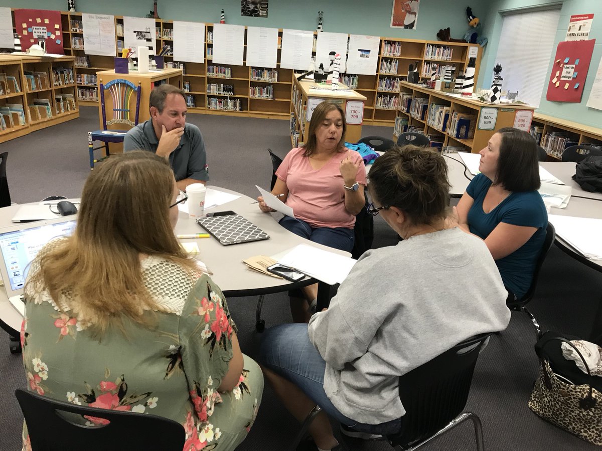 rockyriverelem's tweet photo. Our Roadrunner Staff are working hard on the work of professional learning communities.#RRESSummerPD18 https://t.co/COMAASomwE